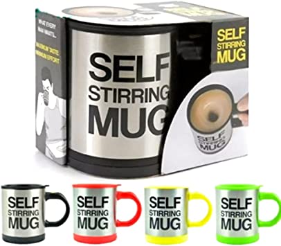 Electric Stainless Steel Auto Self Stirring Coffee Mug Online Shopping in Pakistan