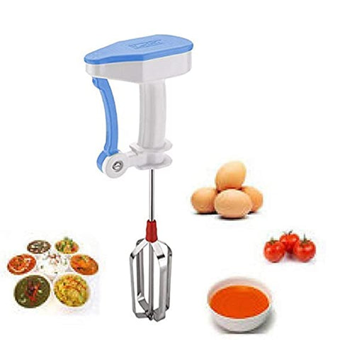 Multipurpose Plastic and Stainless Steel Power Free Hand Blender for Egg & Cream Beater, Milkshake, Butter Milk