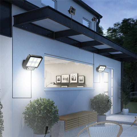 56LED/72COB LED Solar Lights Outdoor Waterproof Motion Sensor Solar Wall Light 3 Mode Security Lighting Lamp For Garden Street