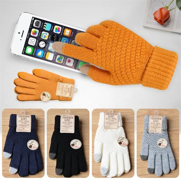 2 pair Winter Touchscreen Gloves New Thermal Fleece Gloves