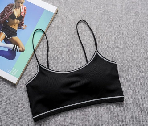 Elastic Push Up Bra for Teenage Girls Bralette Wire Free Spaghetti Strap BH Lingerie Seamless Small Bras for Women