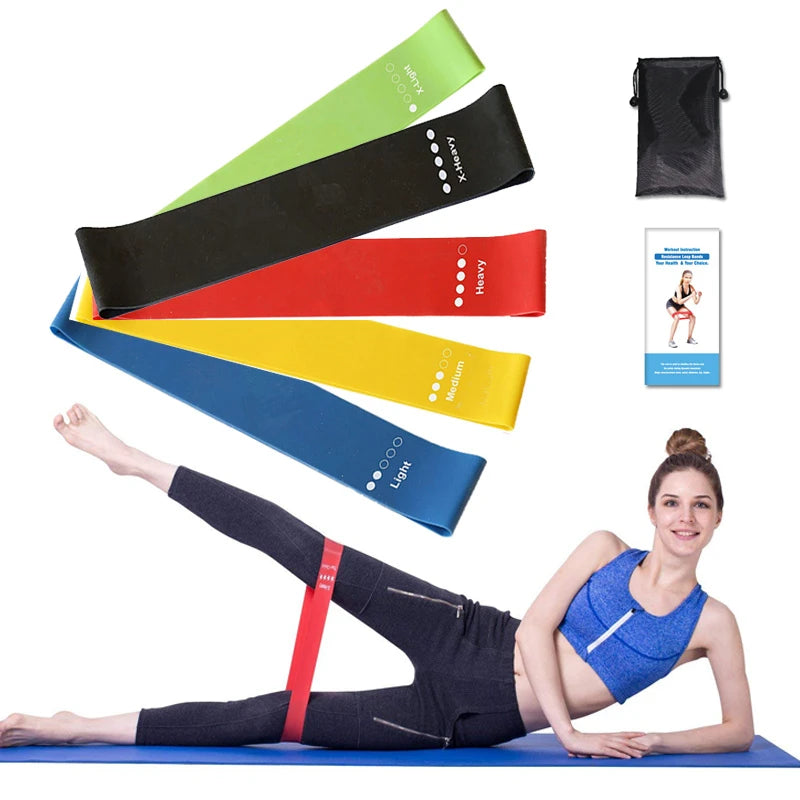 Gym Fitness Resistance Bands for Yoga Stretch Pull Up Assist Rubber Gum Crossfit Exercise Training Workout Equipment