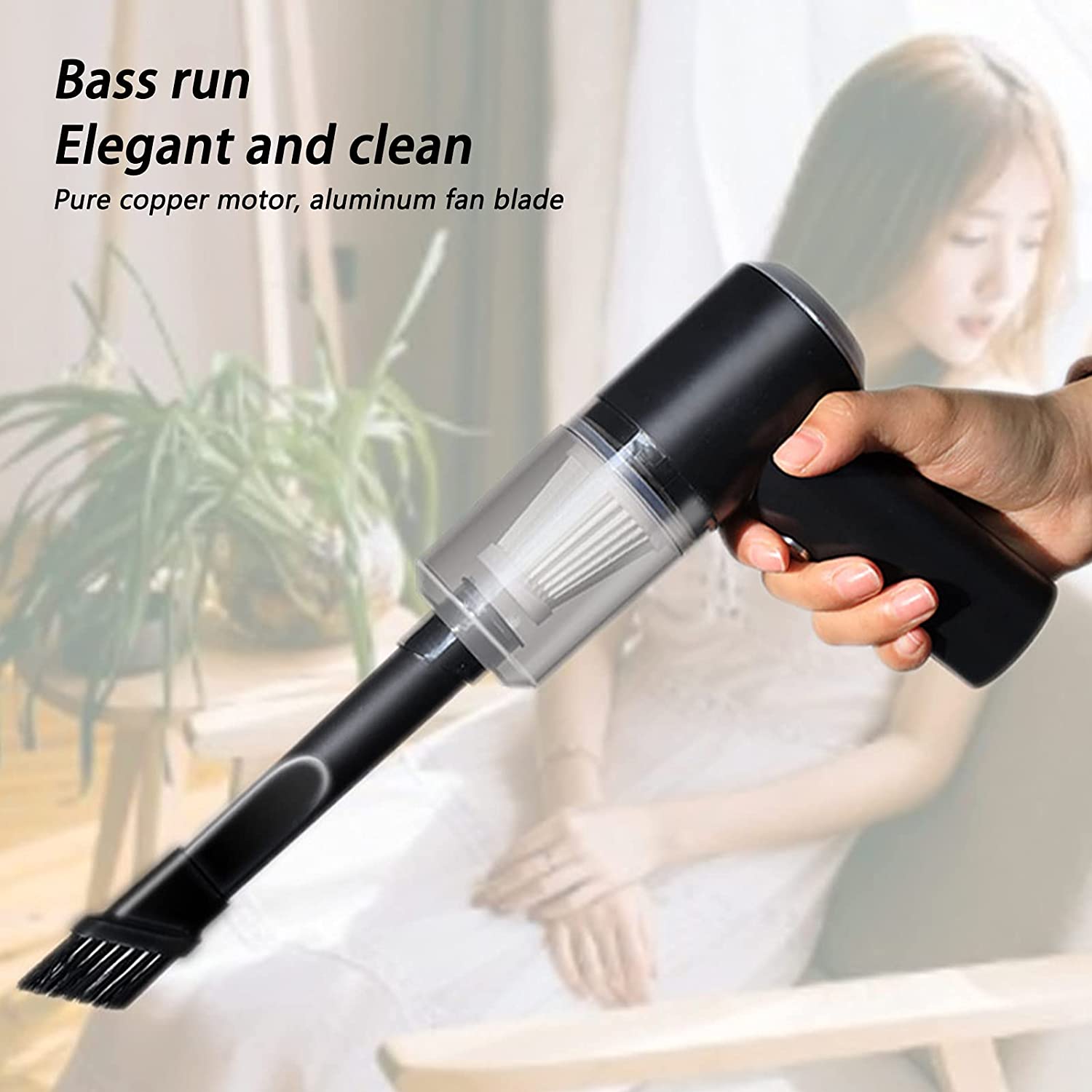 2 in 1 Portable Vacuum Car Rechargeable Cleaner Online Shopping in Pakistan