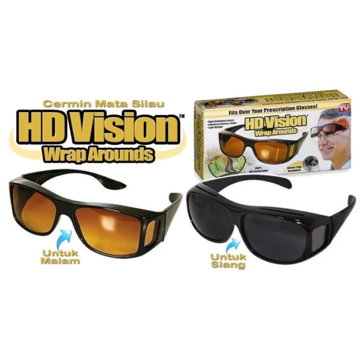 HD Night Vision wraparounds Night Driving Vision Sunglasses
