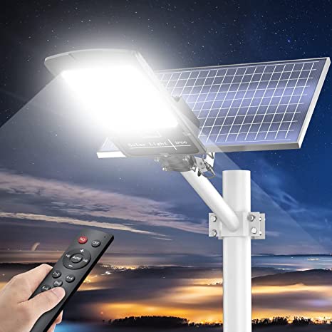 Solar Pole Light with Solar Panel 50 W, 100 W, 200 W