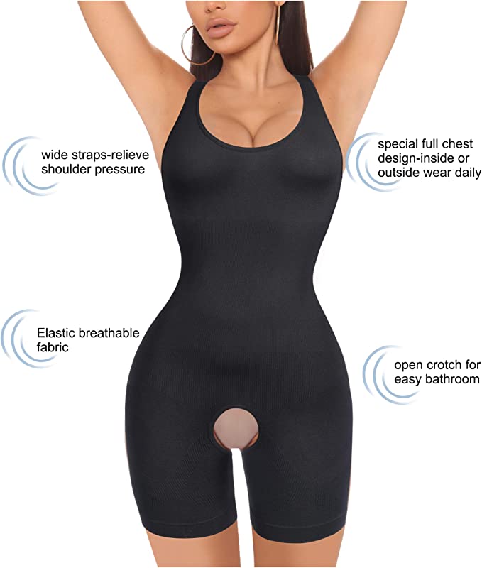 Bodysuit Shapewear Full Body Shaper Waist Trainer Women Abdomen Shapers Slimming Sheath Seamless Corset Slim Tops Thign Slimmer