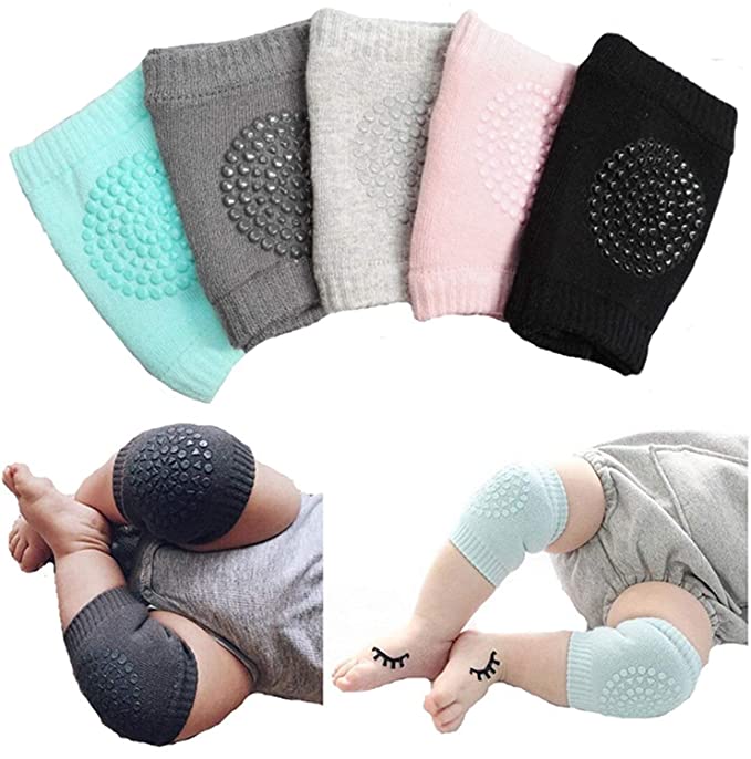 2 Pair Baby Knee pad - Infant Toddlers Baby Leg Warmer Knee Support