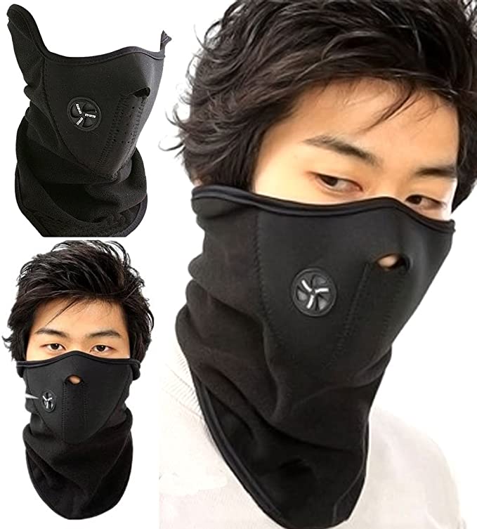 Men and Women Warm Mask with Neck - Bike Riding Mask Scarf Windpproof Outdoor