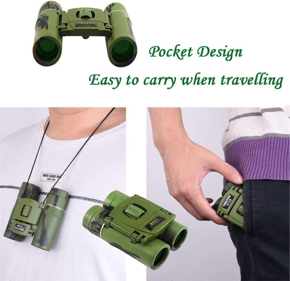 Tasco Binoculars 8x21 Pocket Size Binocular with pouch Online Shopping in Pakistan