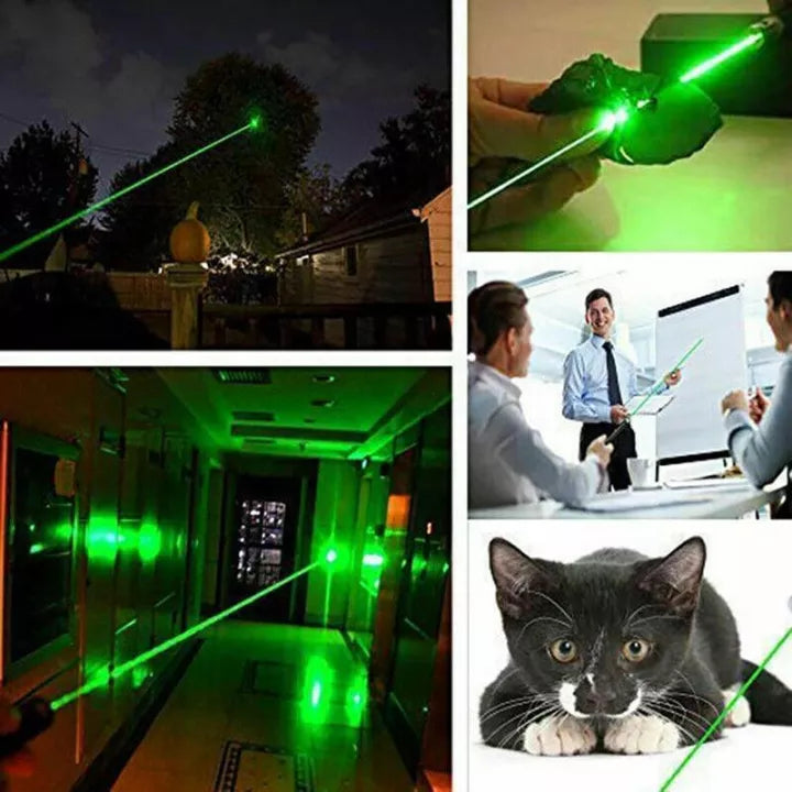 Green Laser Sight Lasers Pointed Powerful device Adjustable Focus Lazer laser pen Head