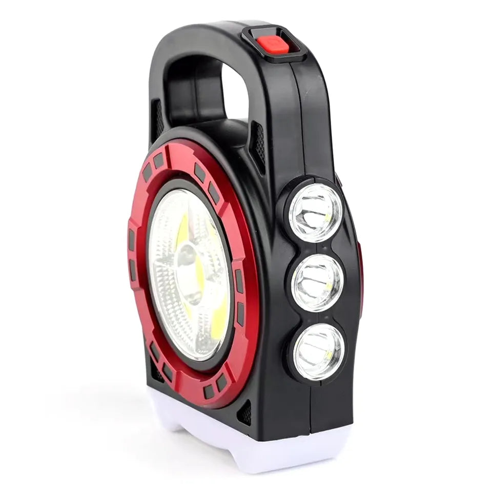 500LM Bright Portable LED Spotlight USB Rechargeable Work Searchlight Waterproof 3 Gears for Hiking Fishing for Outdoor Climbing
