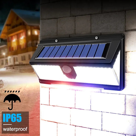 100w Solar Wall Lights Wireless with 3 Lighting Modes for Front Door Yard Garage Garden CL-S190