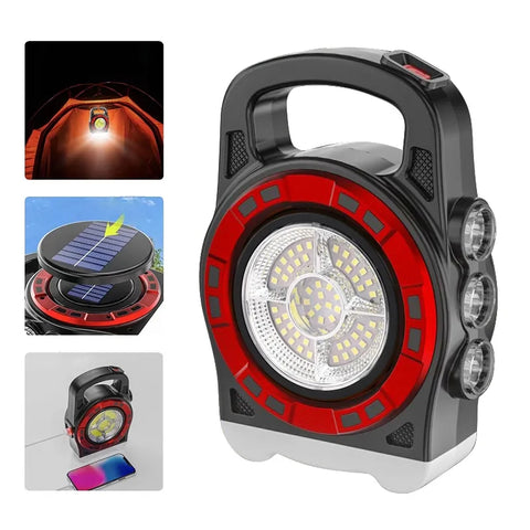 500LM Bright Portable LED Spotlight USB Rechargeable Work Searchlight Waterproof 3 Gears for Hiking Fishing for Outdoor Climbing