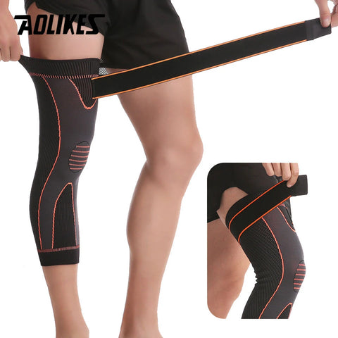 1 PCs Sports Kneepad Men Elastic Knee Pads Support Fitness Gear