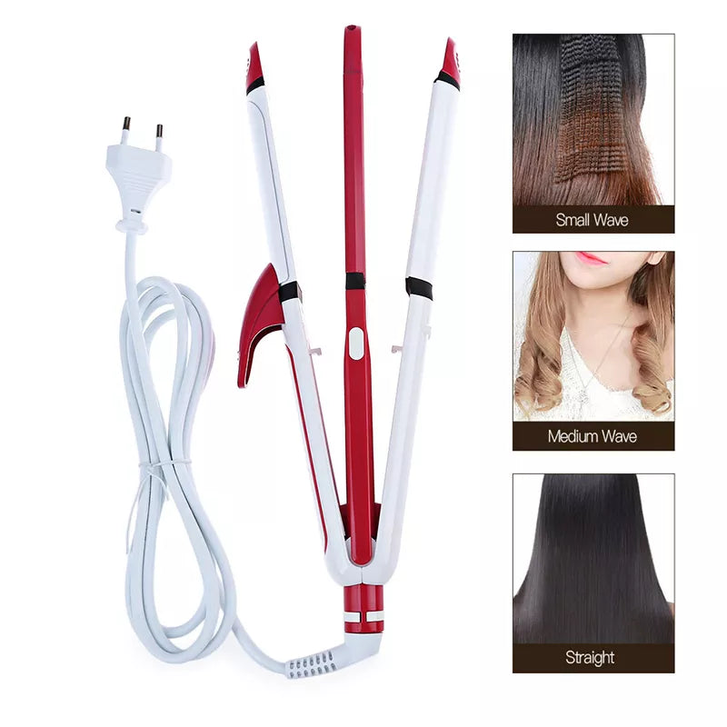 Shinon 3 In 1 Professional Electric Hair Straightener - Buy Hair Straightener, Curler & Dryer Online