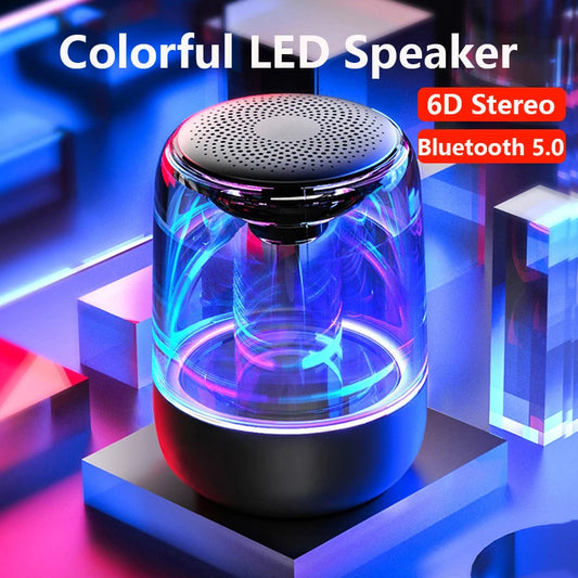 TG 314 Portable LED Flashing Light Wireless Speaker - Portable Mini Card Speaker
