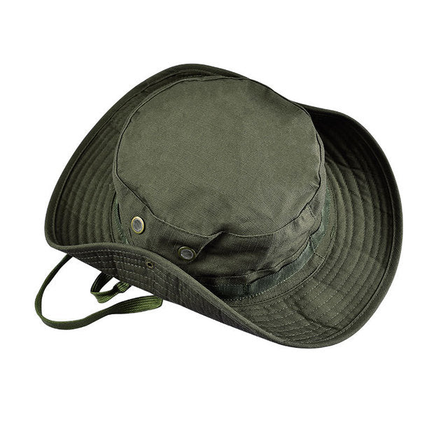 Men Women Unisex Hat for Fishing Trekking Camping Hiking Sun Cap Round Rim Hat