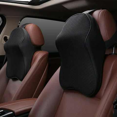Car Seat Headrest Cushion Memory Foam Pillow Neck Support Pad Universal Headrest Neck Pillow - Pillow Car Cushion
