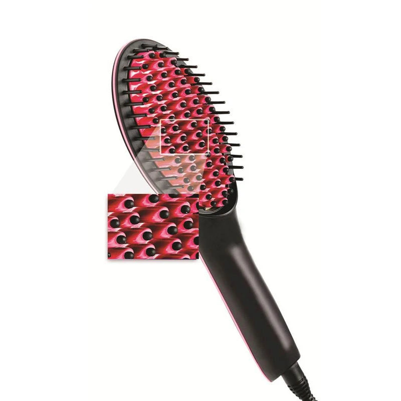 Pro Hair Straighter Brush Automatic Electric Straighter Hair Iron Hair Straightener Comb Retail Package Free Shipping