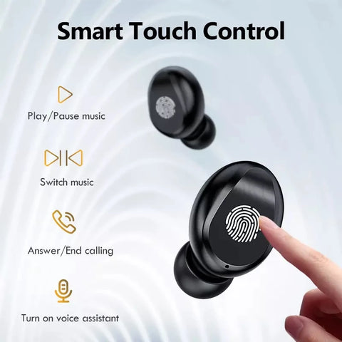 Bluetooth Air F9 Mini Airbuds - Stereo Bluetooth Wireless Earbuds With LED Digital Display