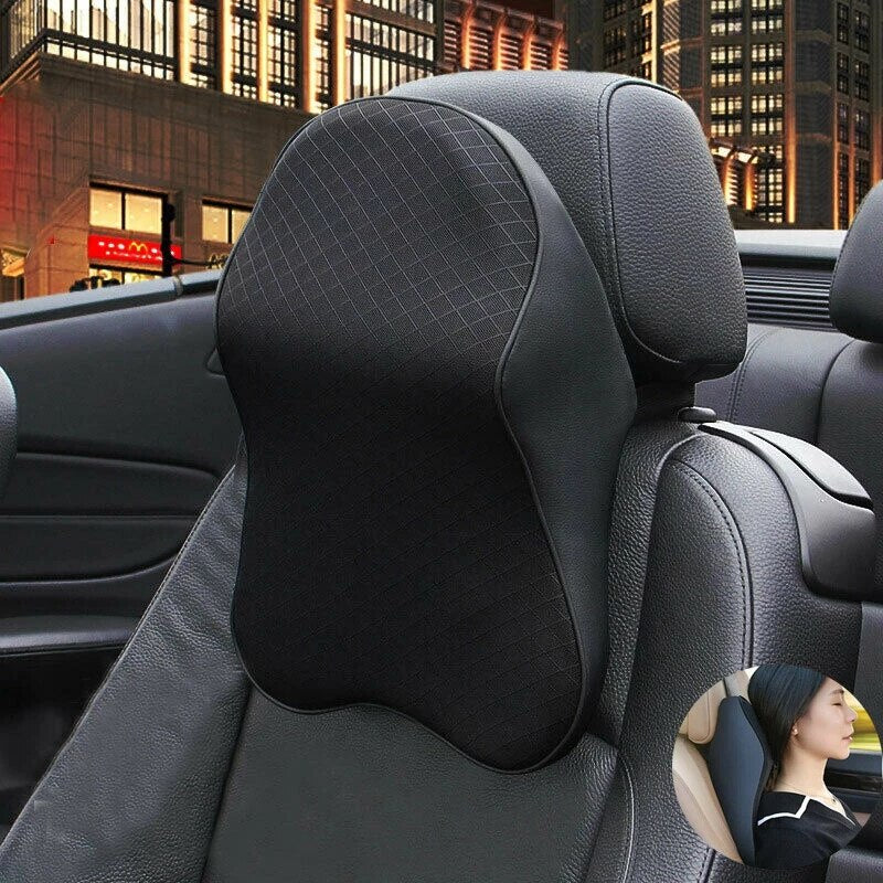 Car Seat Headrest Cushion Memory Foam Pillow Neck Support Pad Universal Headrest Neck Pillow - Pillow Car Cushion