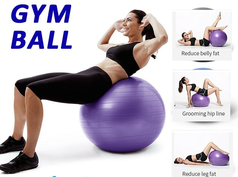 Anti Burst Gym Ball - Yoga Ball Fitness Balls - Anti Burst Office Home Gym