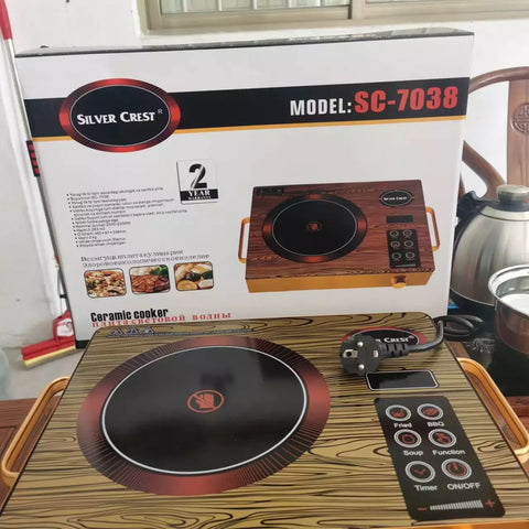 Multifunction Silver Crest Gold Electric Ceramic Stove Electric Infrared Cooker Induction Cookers