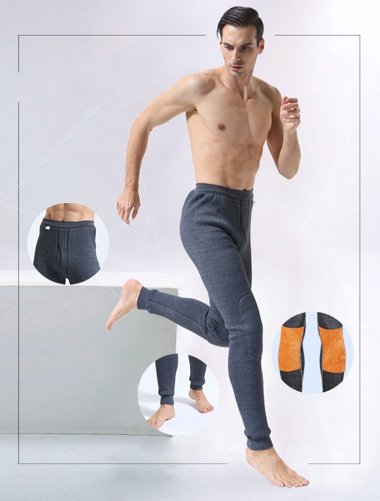 Men and Women Velvet Thick Underwear Pants