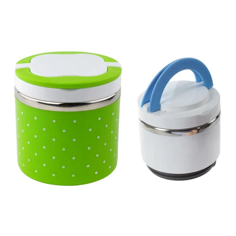 Single Lunch Box Thermos for Food Travelling Office Lunch box with inner steel bowl and Air tight