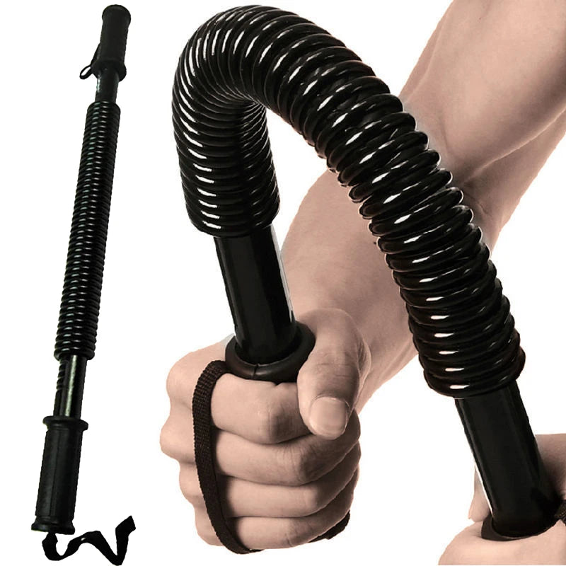 Power Twister Hand Holding Spring Arm Force Device Hand Clip Arm Force Impactor Fitness Equipment Gym Forearm Strength Twist Exercise Extender