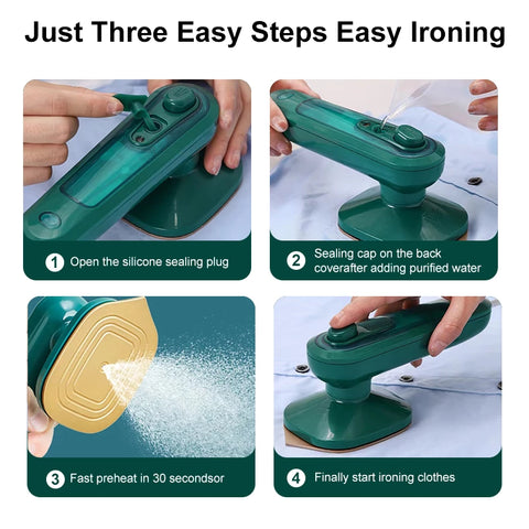 Portable Iron Travel Pressing Machines - Handheld Garment Steamer Portable Iron