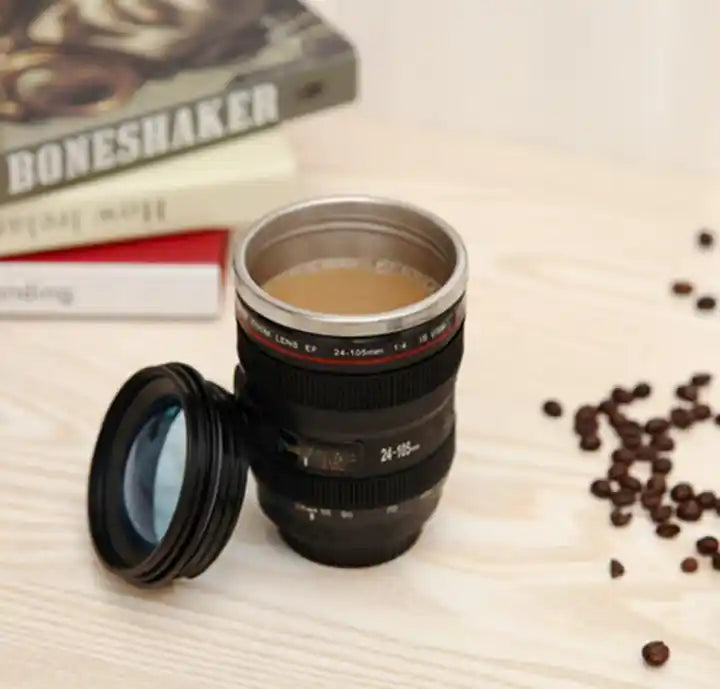 Lens Style Mug - Stainless Steel Coffee Mug