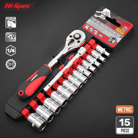 12 PCS 1/2 inch Drive Ratchet Wrench CR-V Socket Kits Mechanic Spanner Car Repair Tool Set