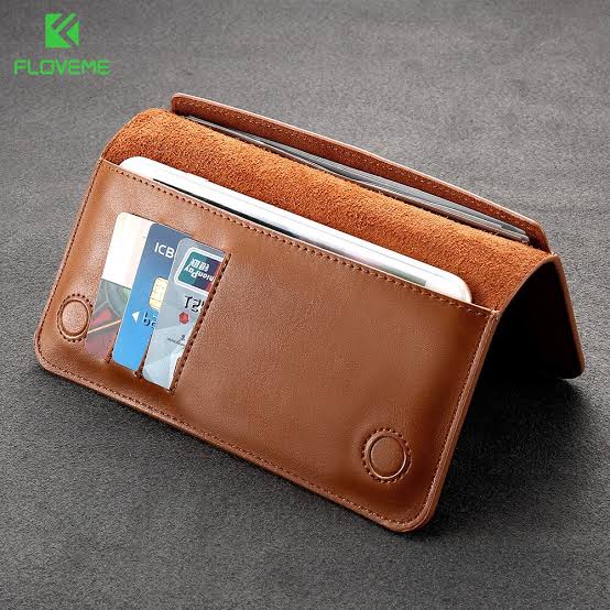 2023 Floveme Slim Portable Wallet for Men Women Business Wallet