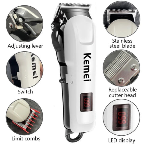 Kemei KM-2578 professional hair clipper for men electric hair trimmer powerful shaving machine hair cutting beard electric