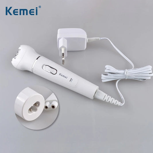 Kemei 5 in 1 Electric Plucking Facial Cleanser  KM-2199