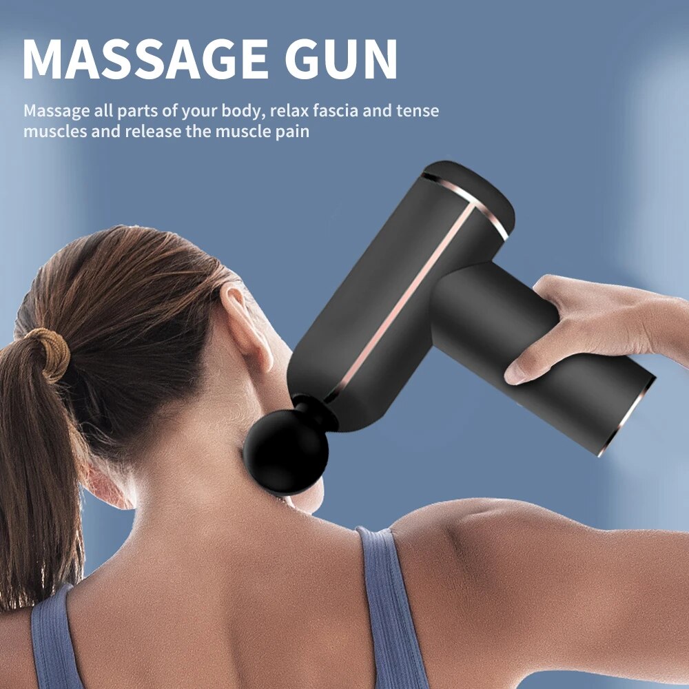 32 Speed Massage Gun Mini LCD Display Electric Massager Deep Muscle Body Massage