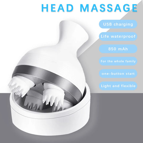 Electric scalp massager Health Care, Anti-stress, Relaxation -  Model 368-AH