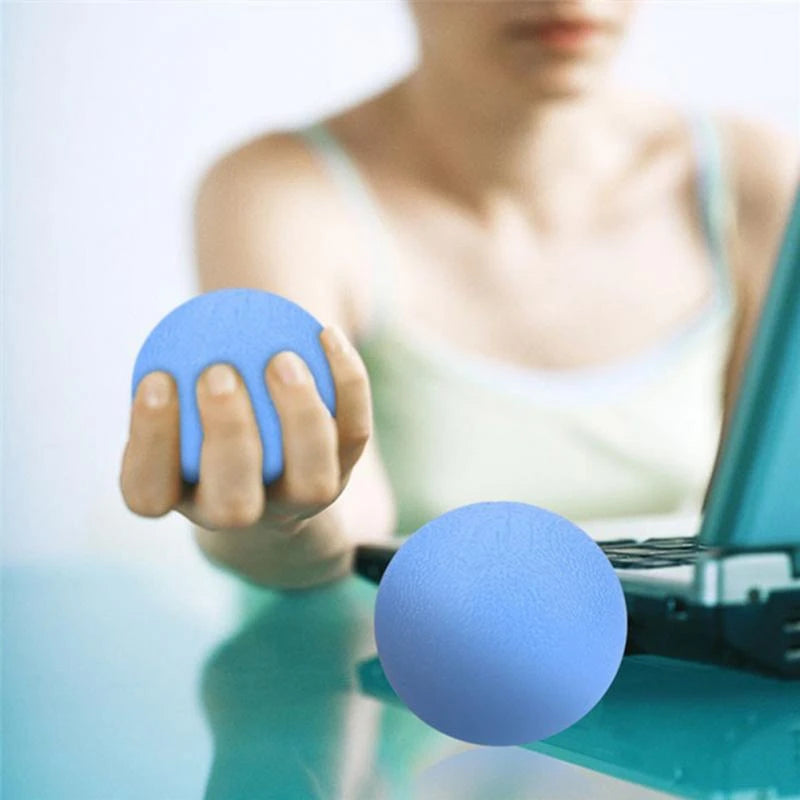 New Silicone Massage Therapy Grip Ball For Hand Finger Strength - physiotherapy hand exercise ball hi density ball
