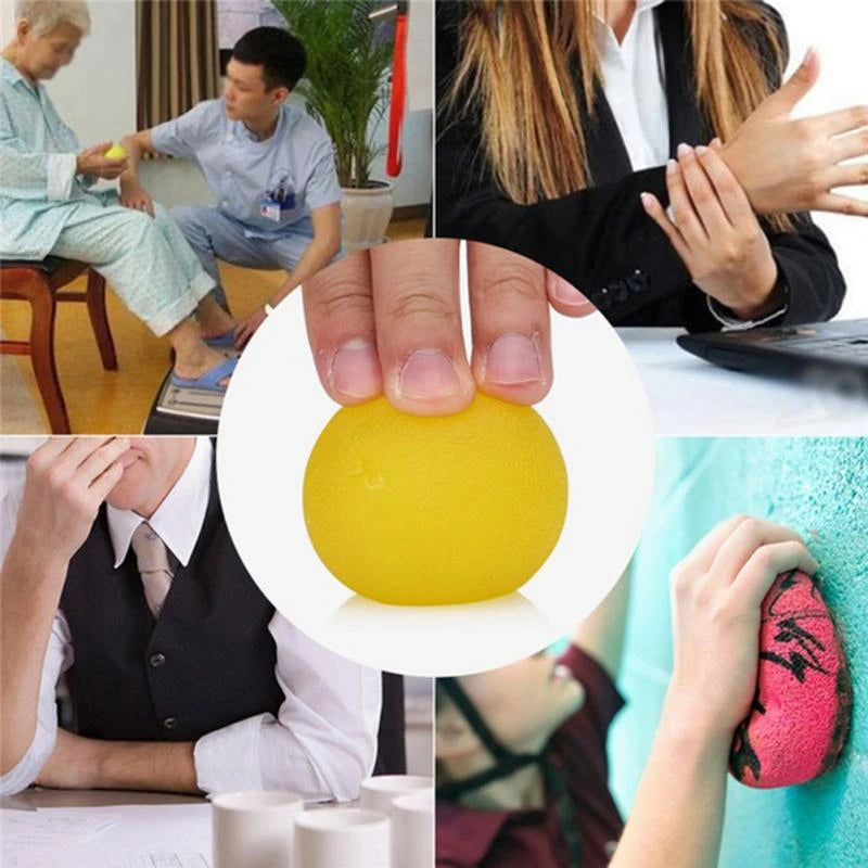 New Silicone Massage Therapy Grip Ball For Hand Finger Strength phys importedgear.pk