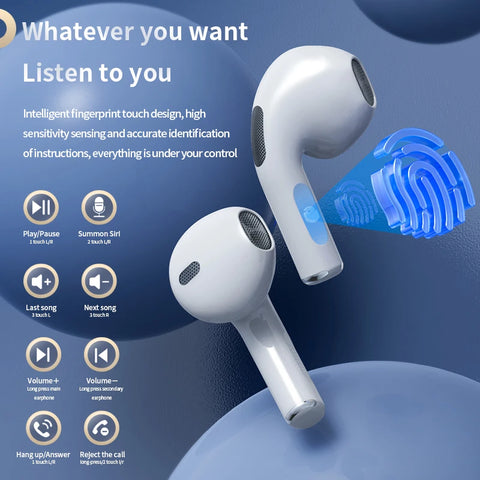 Original Air buds 4 - Wireless Air Buds Handsfree Sports Ear Puds Gaming Headset