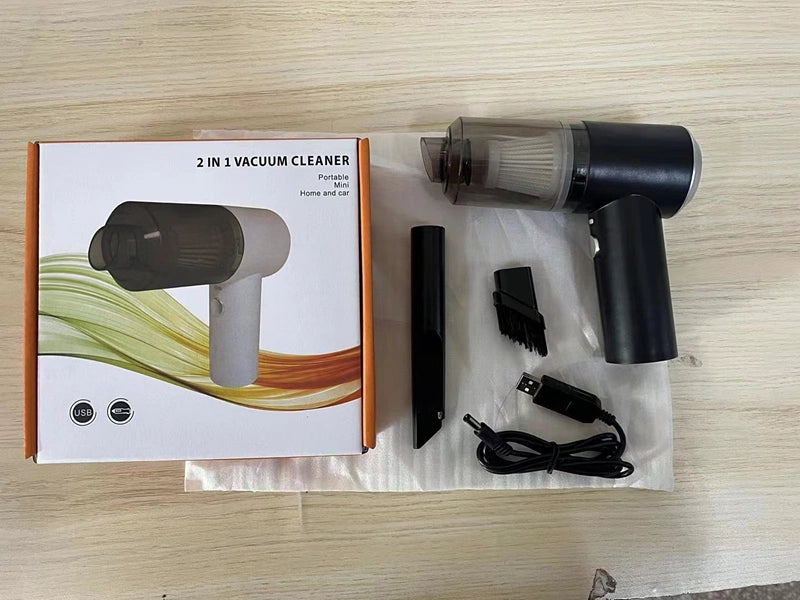 2 in 1 Portable Vacuum Car Rechargeable Cleaner Online Shopping in Pakistan
