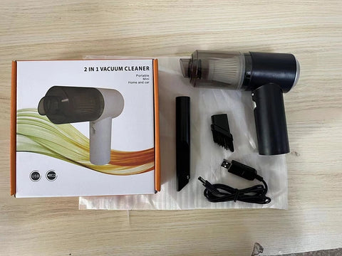 2 in 1 Portable Vacuum Car Rechargeable Cleaner Online Shopping in Pakistan