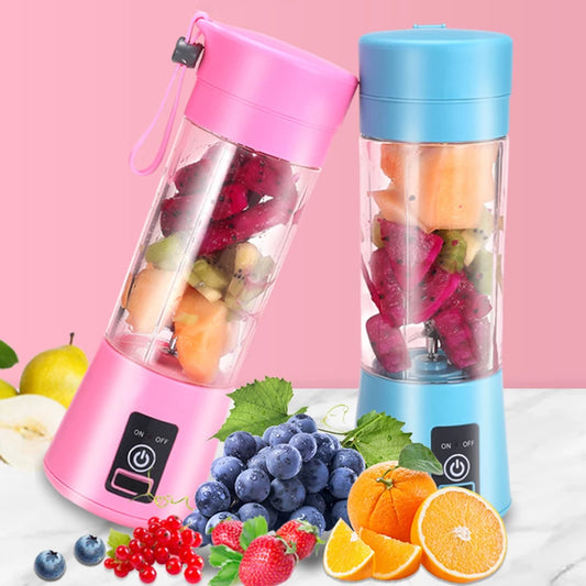 Portable USB Juicer Blender Rechargeable -  Portable Glass Juicer Cup