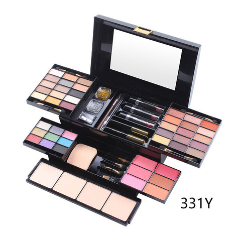 Pro Makeup Set 39 Colors Multicolor Shimmer Glitter Matte Long Lasting Eyeshadow Palette Blush Power Lipstick Maquillaje Mujer