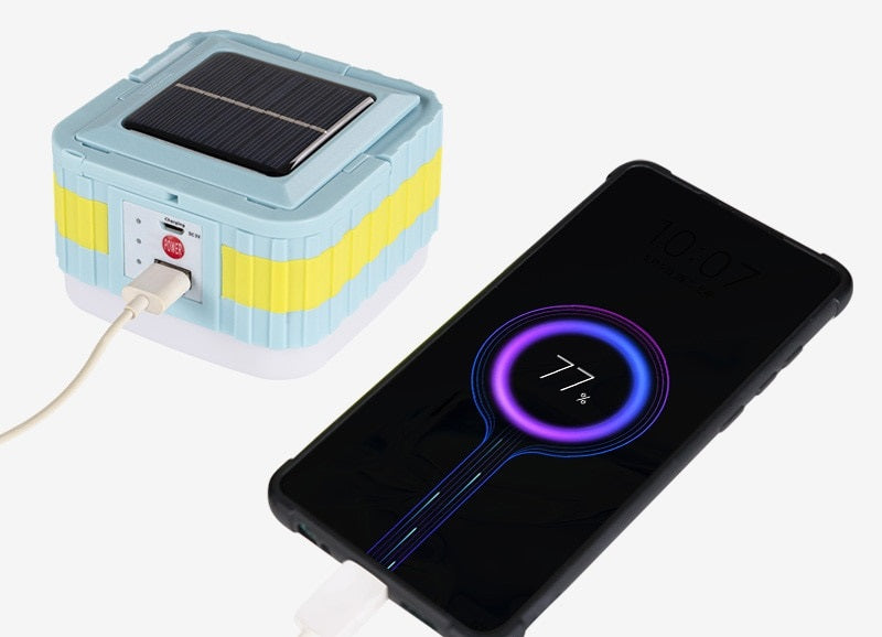 Led Light Charge Home / Solar Power Charging LED - Rechargeable USB Solar Lights