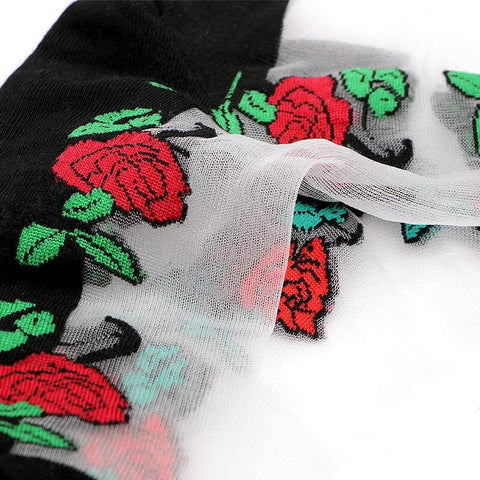 5 Pairs beautiful Lace Mesh Fishnet Ladies Socks