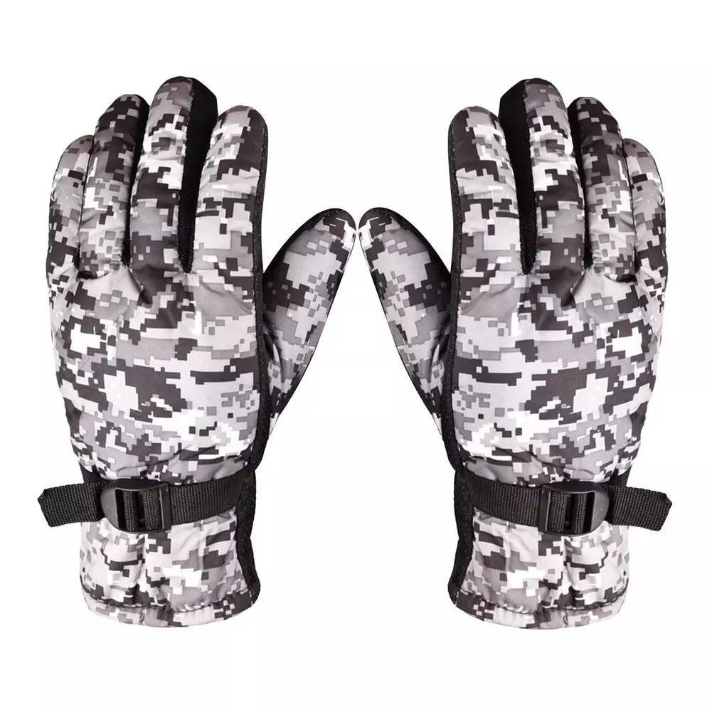 Ski Gloves Winter Warm Waterproof and Breathable Snow Gloves Motorcycle Gloves for Cold Weather