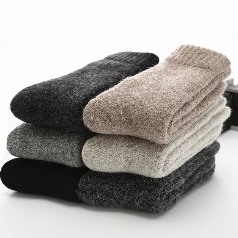 3 Pairs Extra Long Wool lot Socks  High Quality Warm Winter Socks