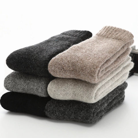 3 Pairs Extra Long Wool Quality Warm Winter Socks